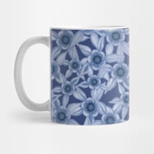 Cyanotype Columbine Pattern Mug